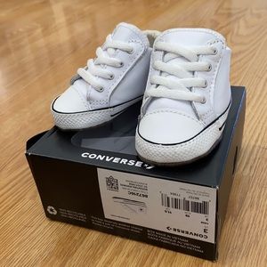 White Infant Converse